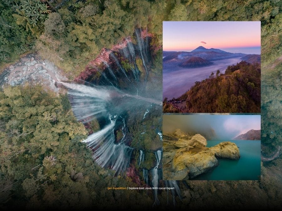 Bromo Ijen and Tumpak Sewu waterfall adventure in East Java