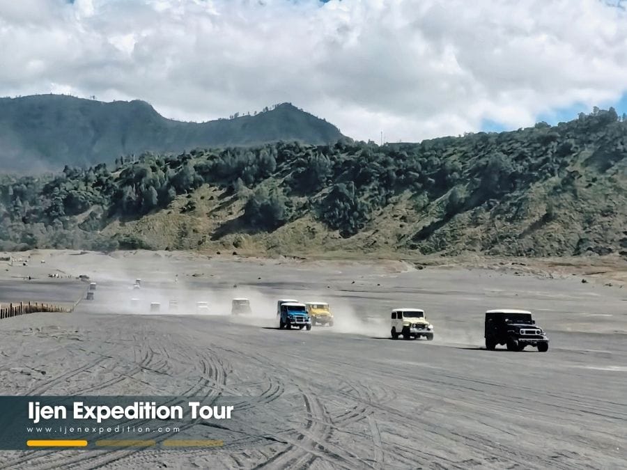 Sea of Sand landscape in Bromo Tengger Semeru National Park