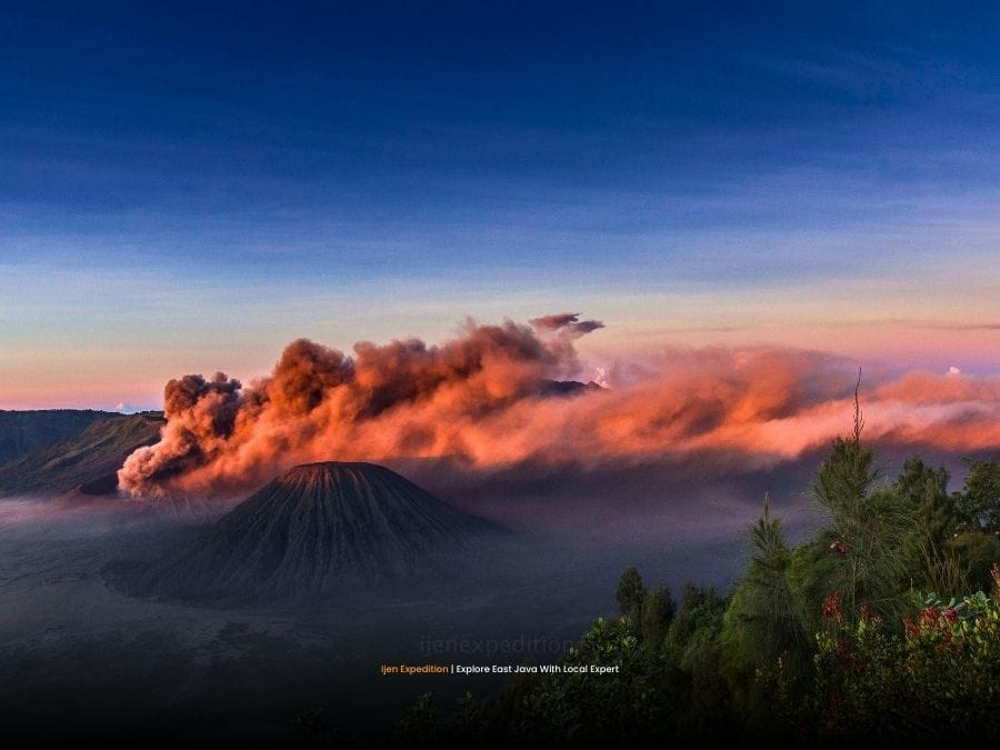 Mount Bromo sunrise at Penanjakan viewpoint East Java