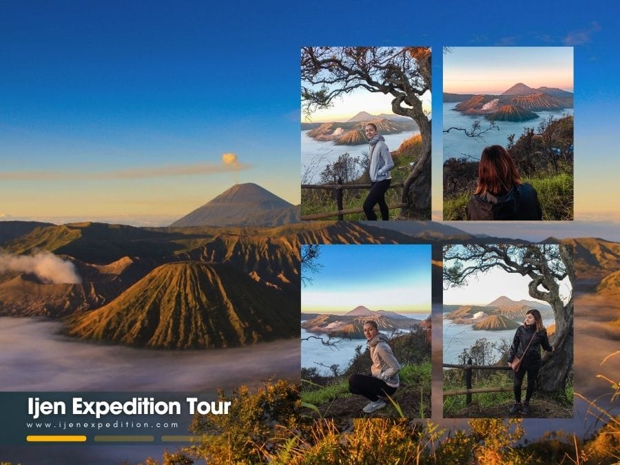 Penanjakan sunrise point overlooking Mount Bromo