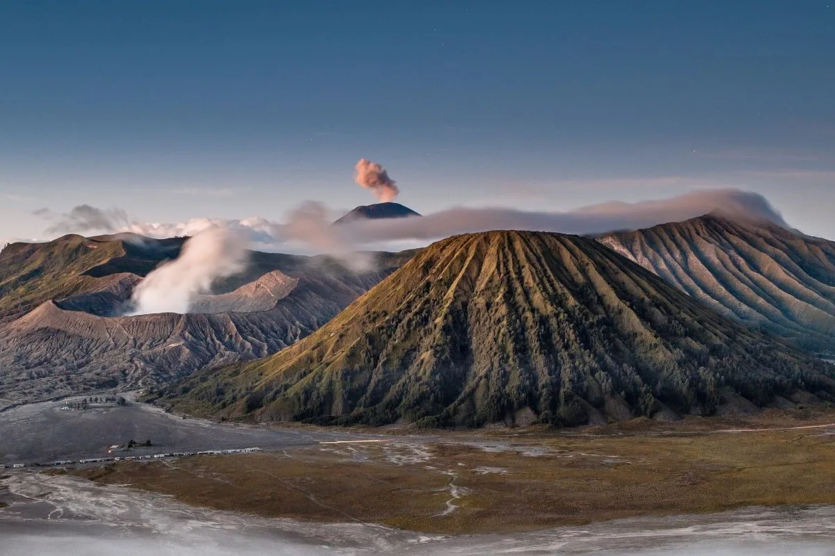Mount Bromo sunrise view during midnight tour from Surabaya