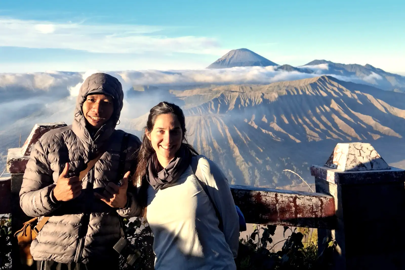 The early morning drive towards Mount Bromo